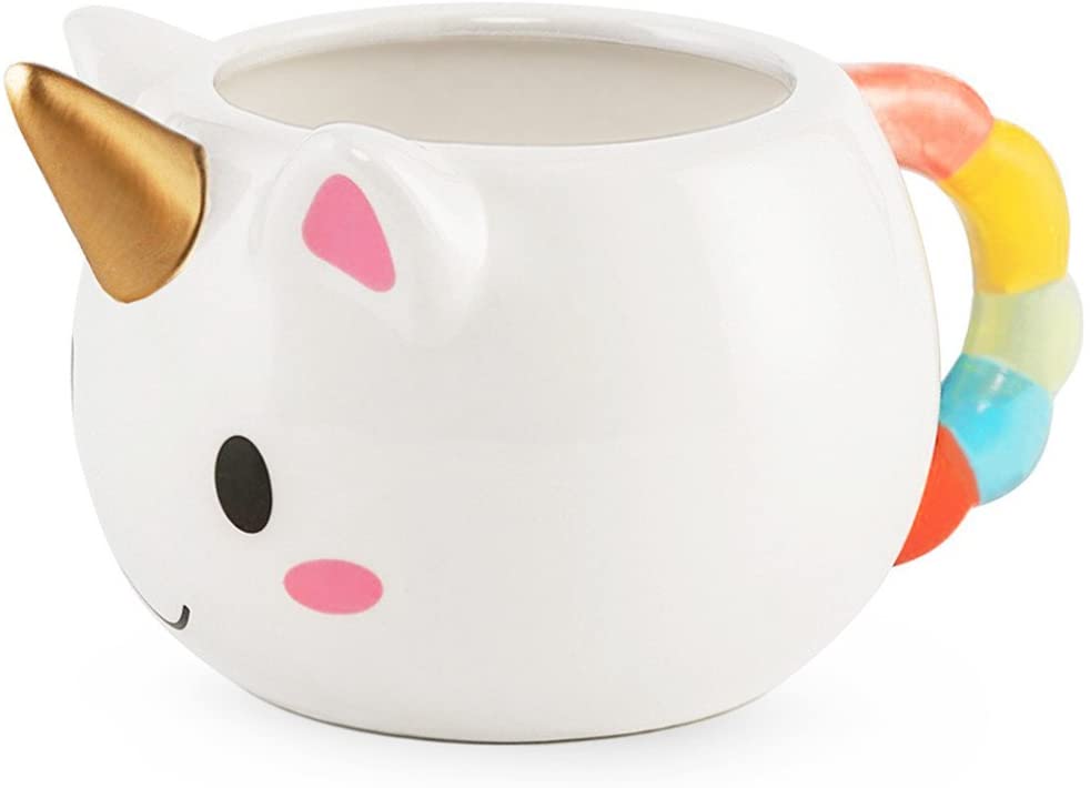 Unicorn Mug 500mL Rainbow Horse Unicorn Mugs Cup Cuteness 3D Unicorn  Ceramic Mug Coffee Mug Cute